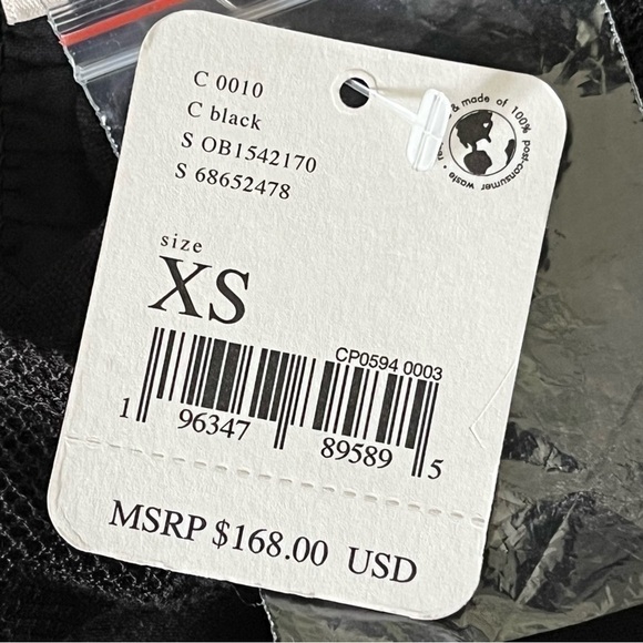 Free People Black Lace Mock Neck Sleeveless Mini Dress Size XS - Picture 11 of 14